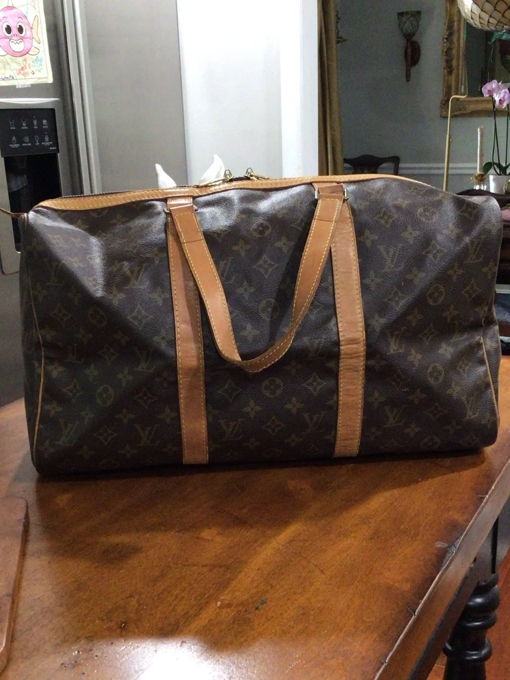 Louis Vuitton Monogram Canvas Duffel Bag - 45