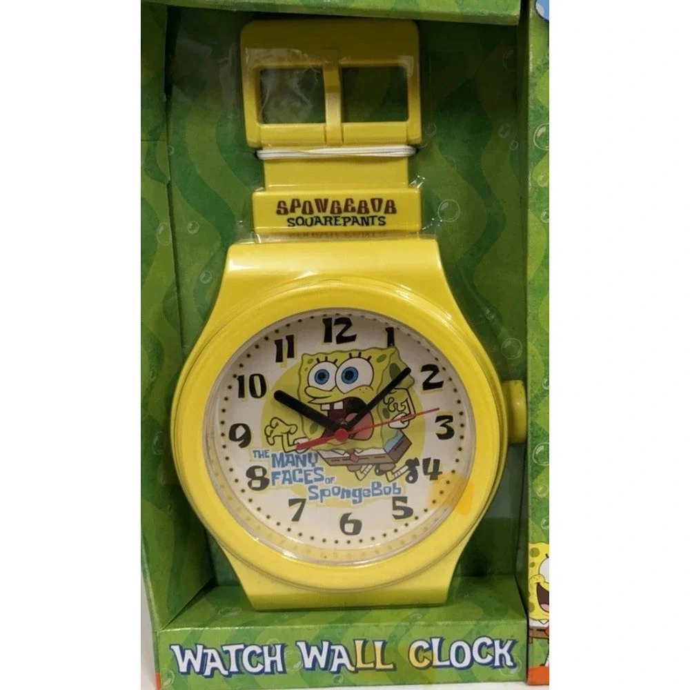 Nickelodeon Spongebob Squarepants Watch Wall Clock limited vintage 2004