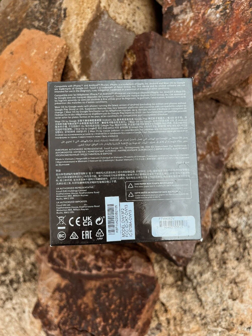 Fossil never been