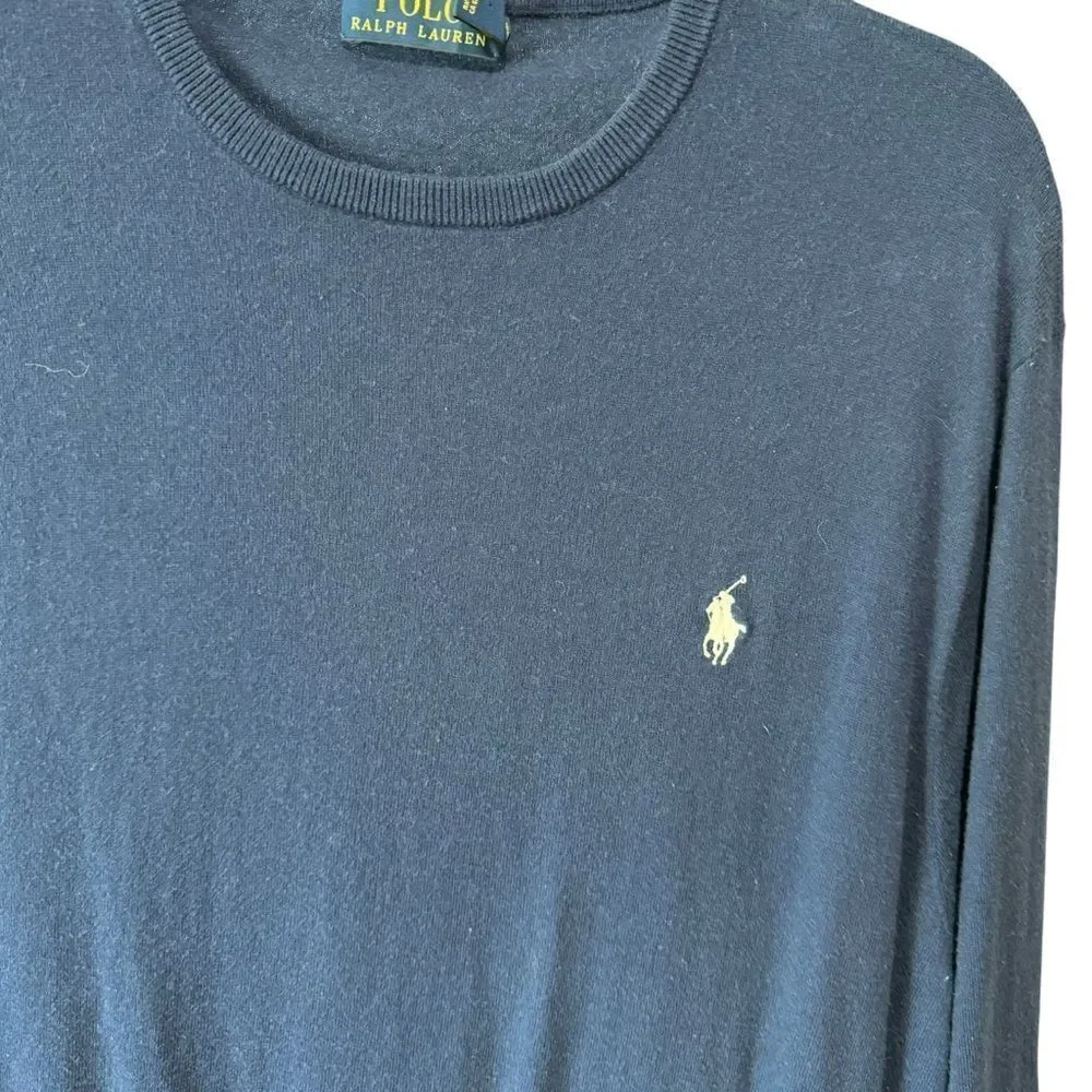 Revolve POLO Ralph Lauren Cashmere Cotton Blend Crewneck Pullover Sweater