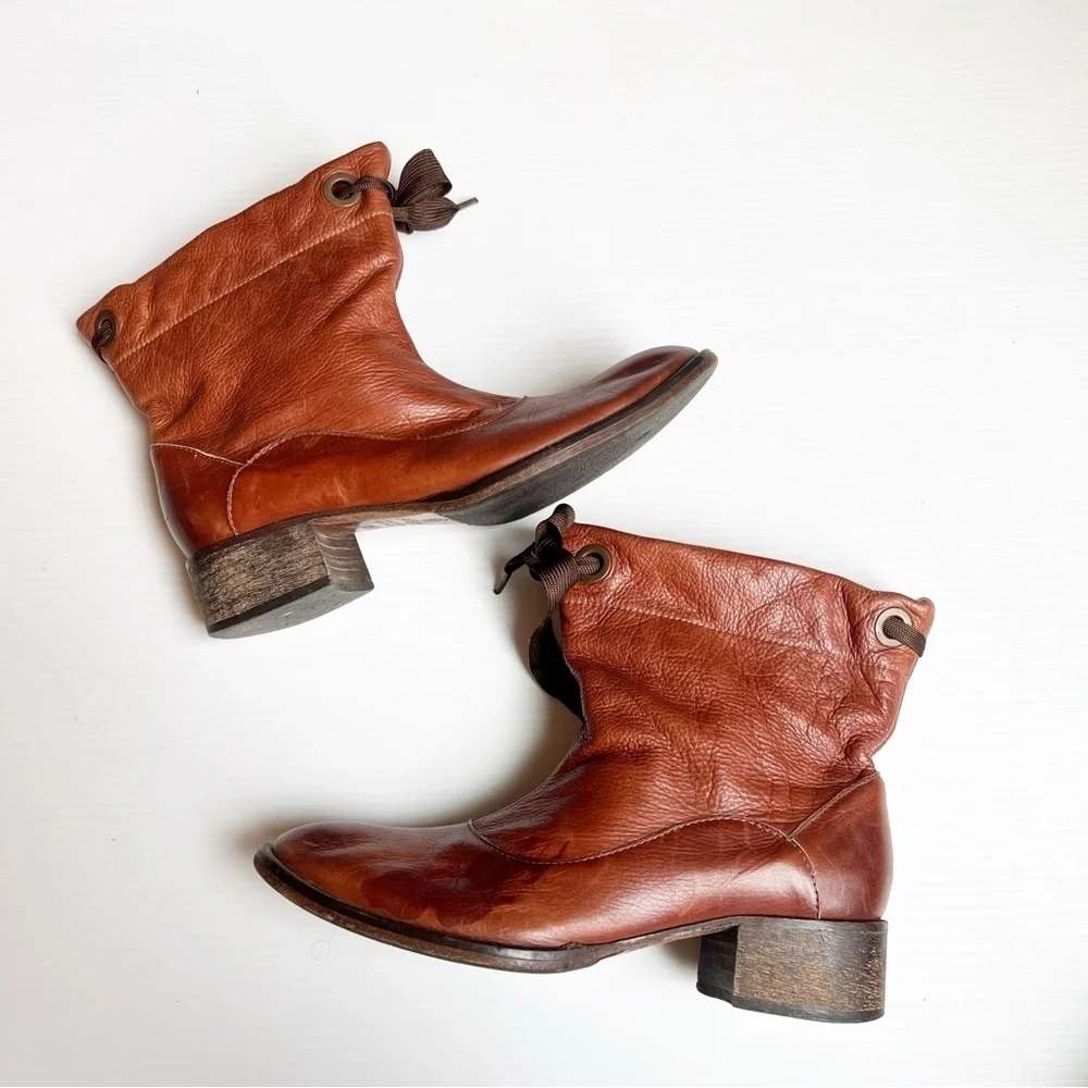 Gidigio- Vintage Italian Leather Boots Size 37