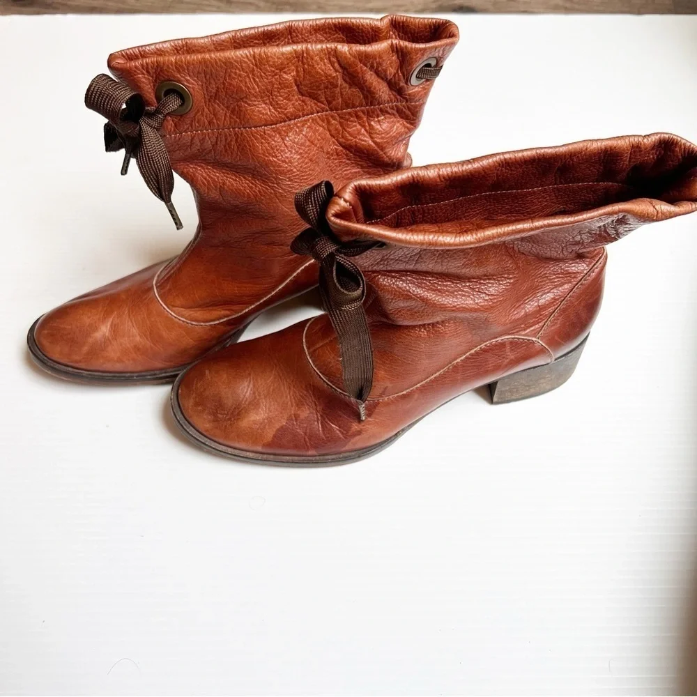 Gidigio- Vintage Italian Leather Boots Size 37