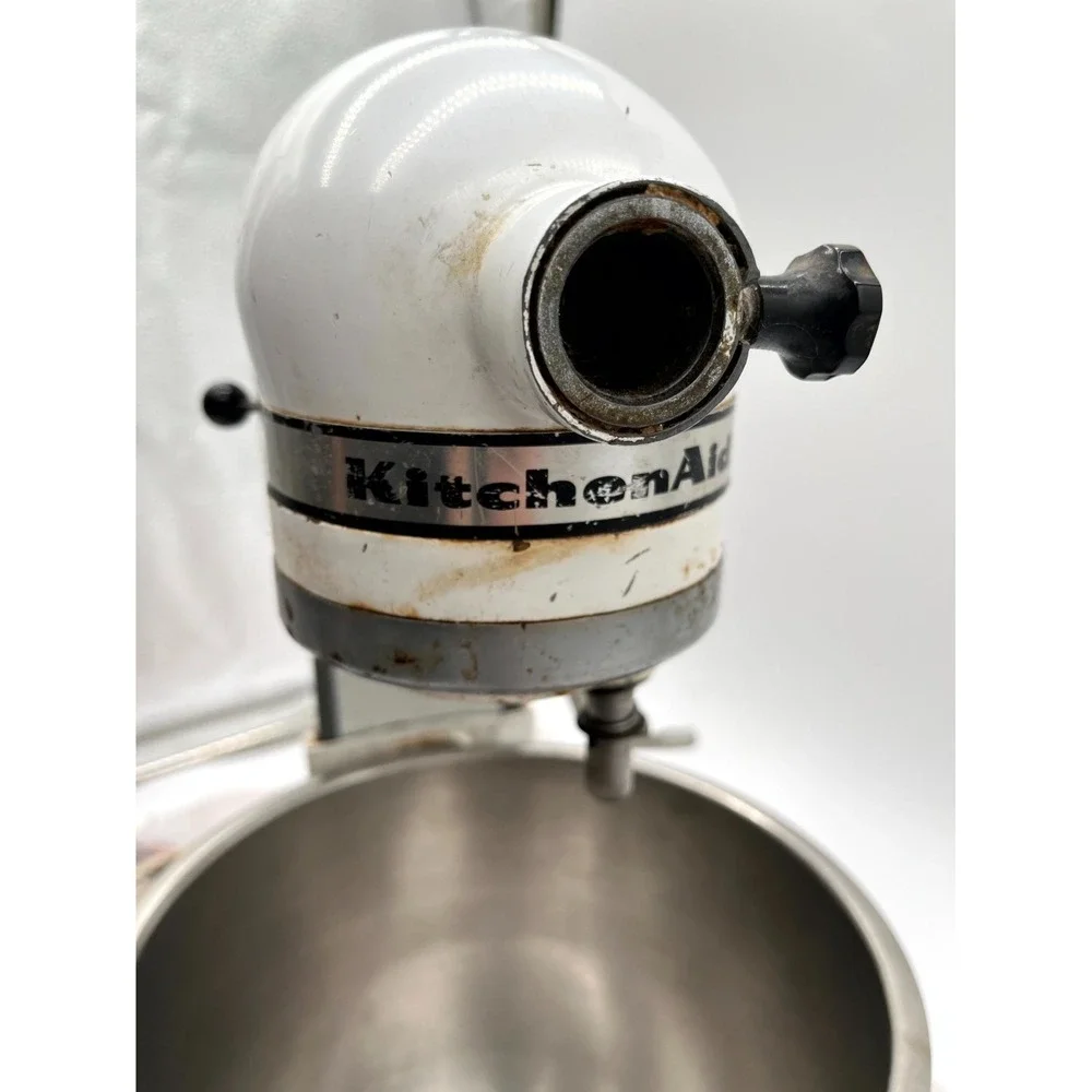 Vintage KitchenAid Hobart K5-A Electric Standalone Mixer 5qt White 300W