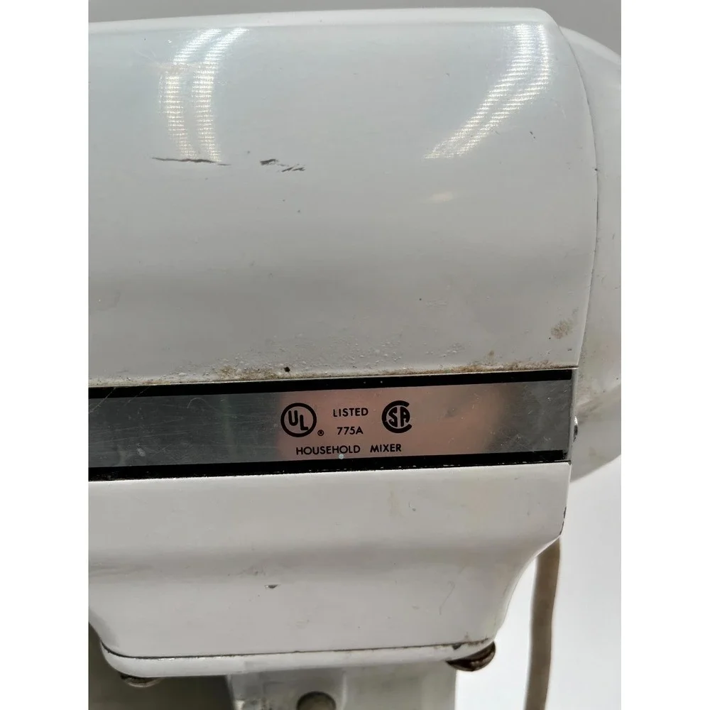 Vintage KitchenAid Hobart K5-A Electric Standalone Mixer 5qt White 300W
