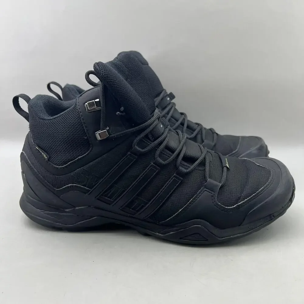Adidas Terrex Swift R2 Gore-Tex Shoes Men Size 11 Black Comfort Mid Top Sneakers