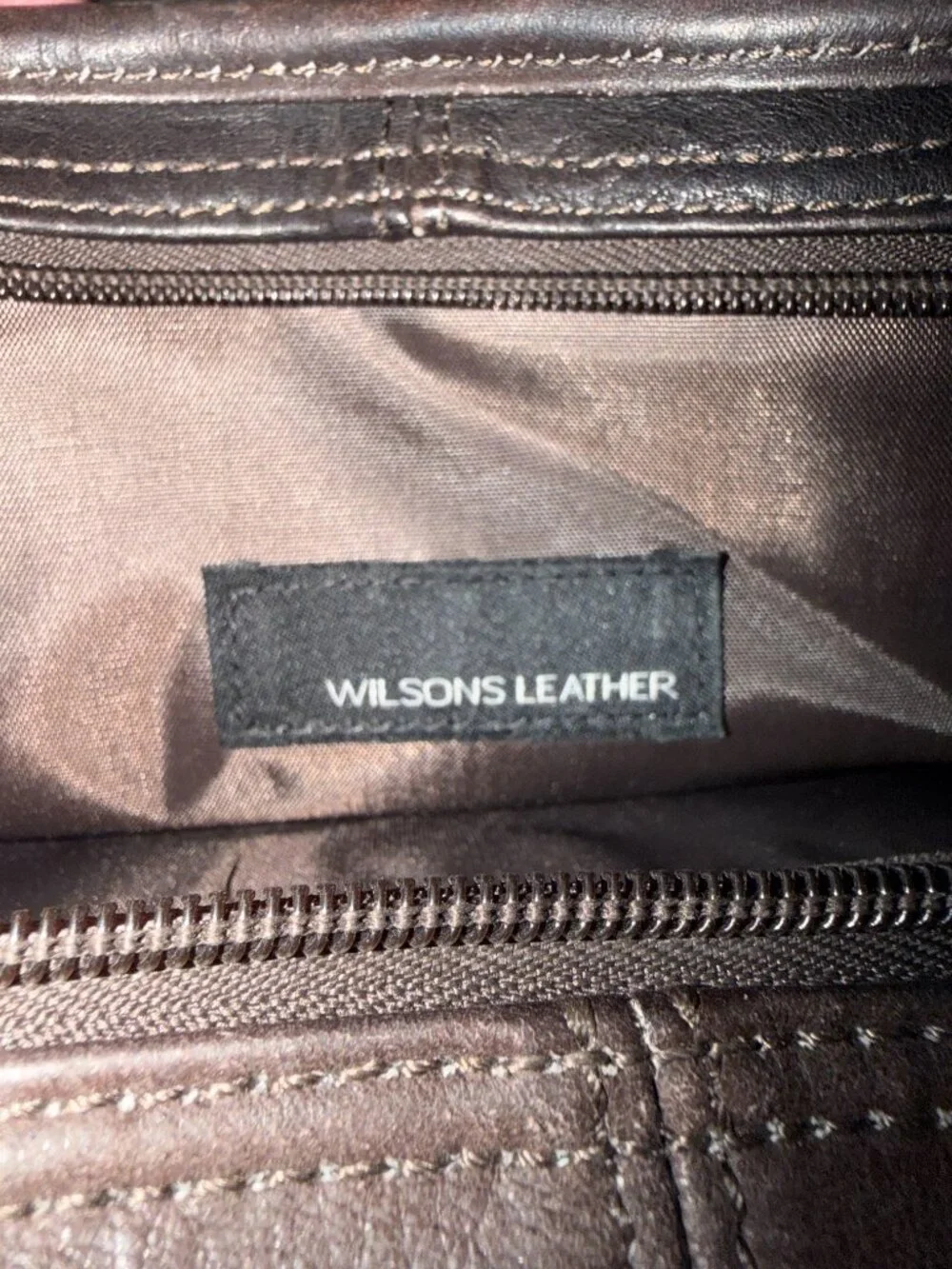 Wilsons Leather brown leather