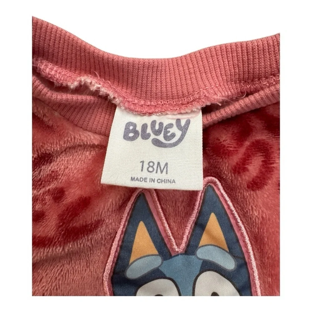 Bluey crew size pink