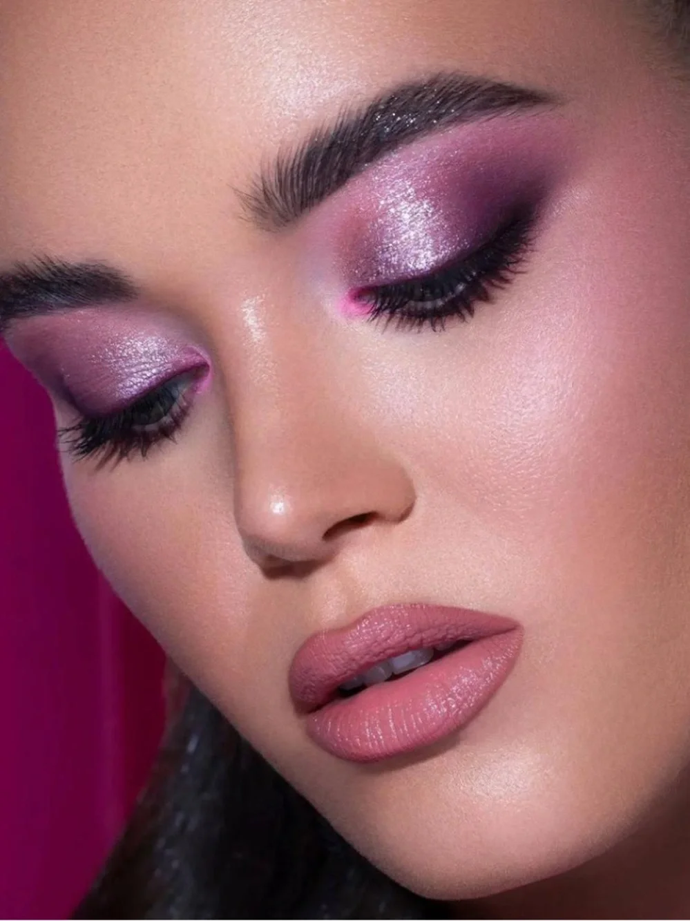 NYX Epic Ink Glitz Waterproof Metallic Liquid Eyeliner Shimmer Stitch Mauve Purp