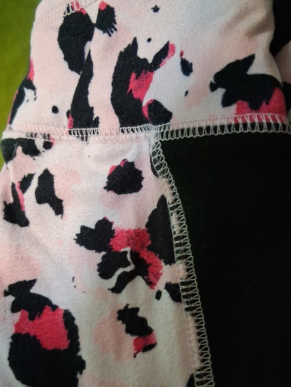 GUC Justice Girls Pink Leopard Print Leggings Size Girls S (7/8)