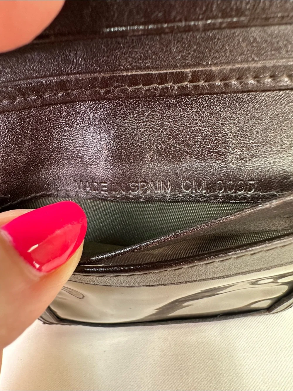 Christian Dior Trotter Monogram Wallet Vintage Brown canvas & leather COA