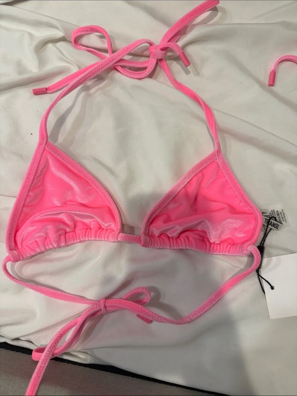 triangl swimwear bright pink