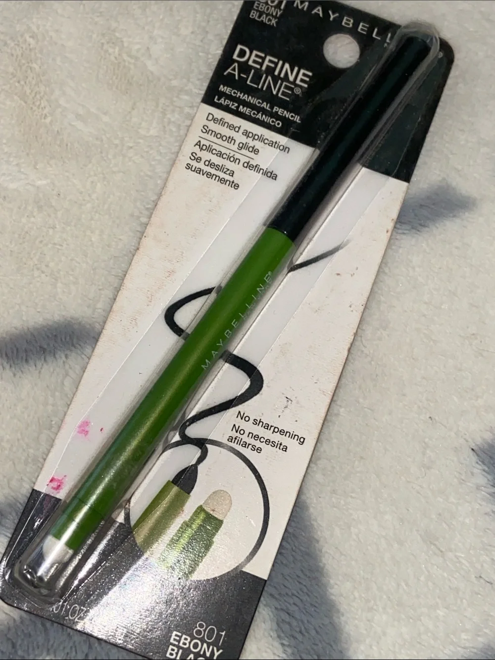 MAYBELLINE DEFINE A LINE EBONY BLACK LINER PENCIL