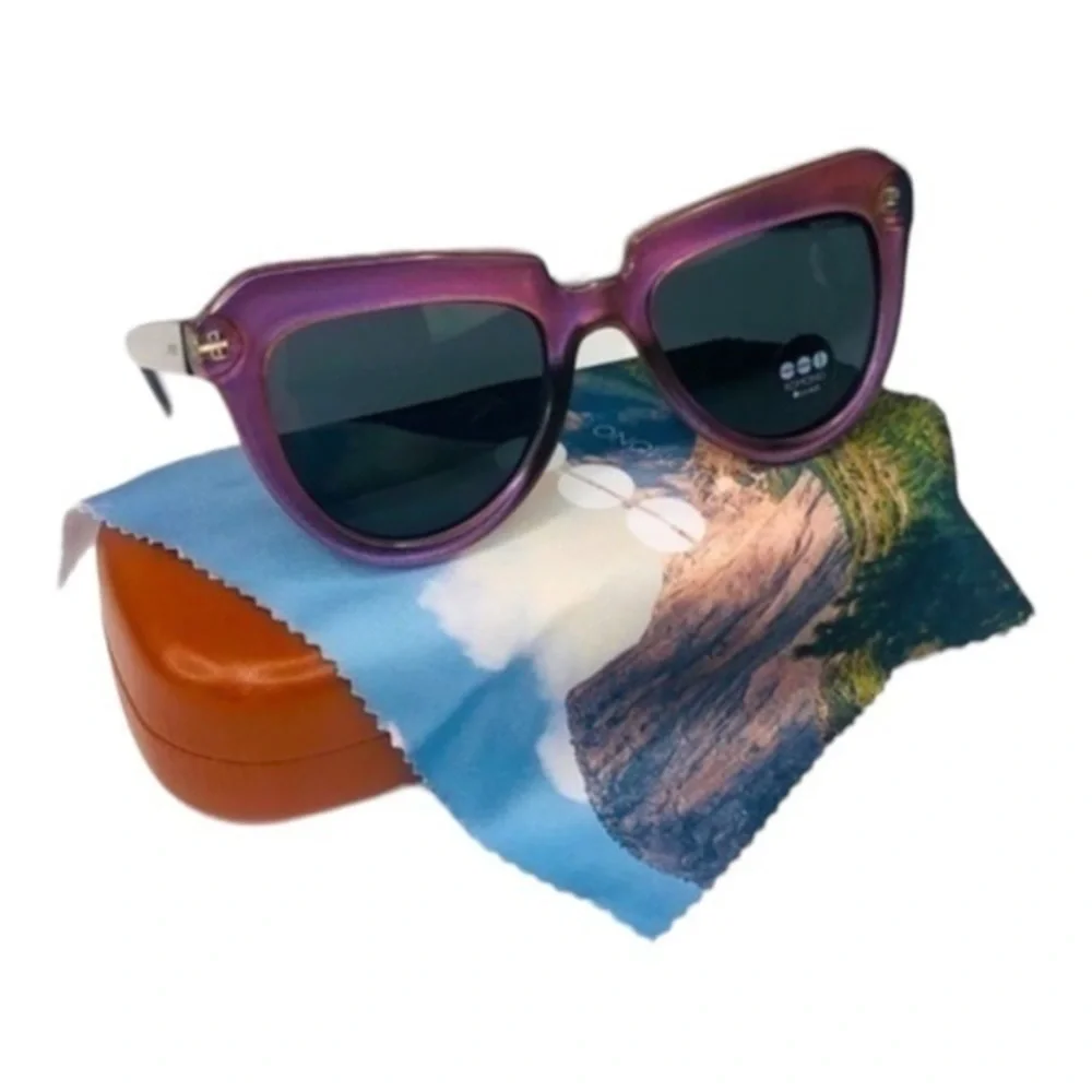 NEW Komono sunglasses Stella women's cateye purple haze