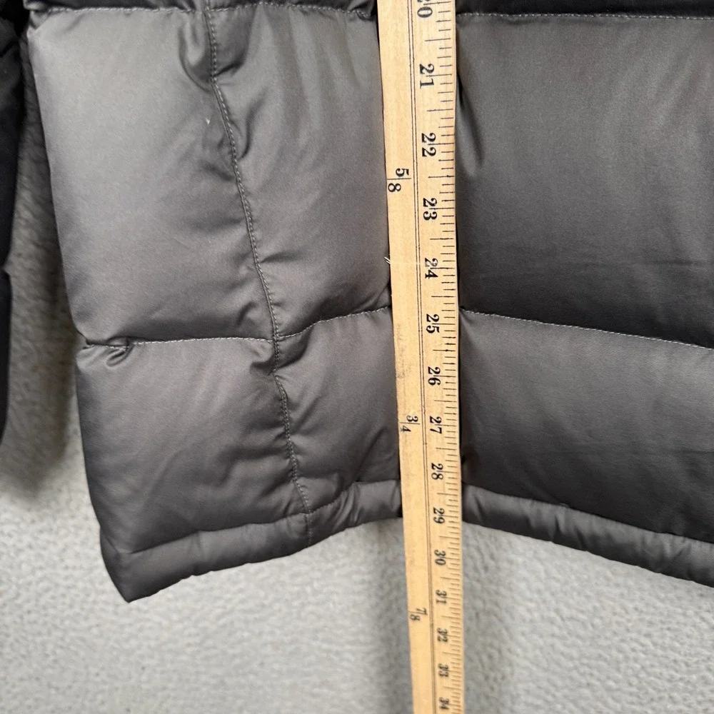 Eddie Bauer Coat Mens L Gray Puffer EB650 Down Fill Warm Winter Outdoor Everyday