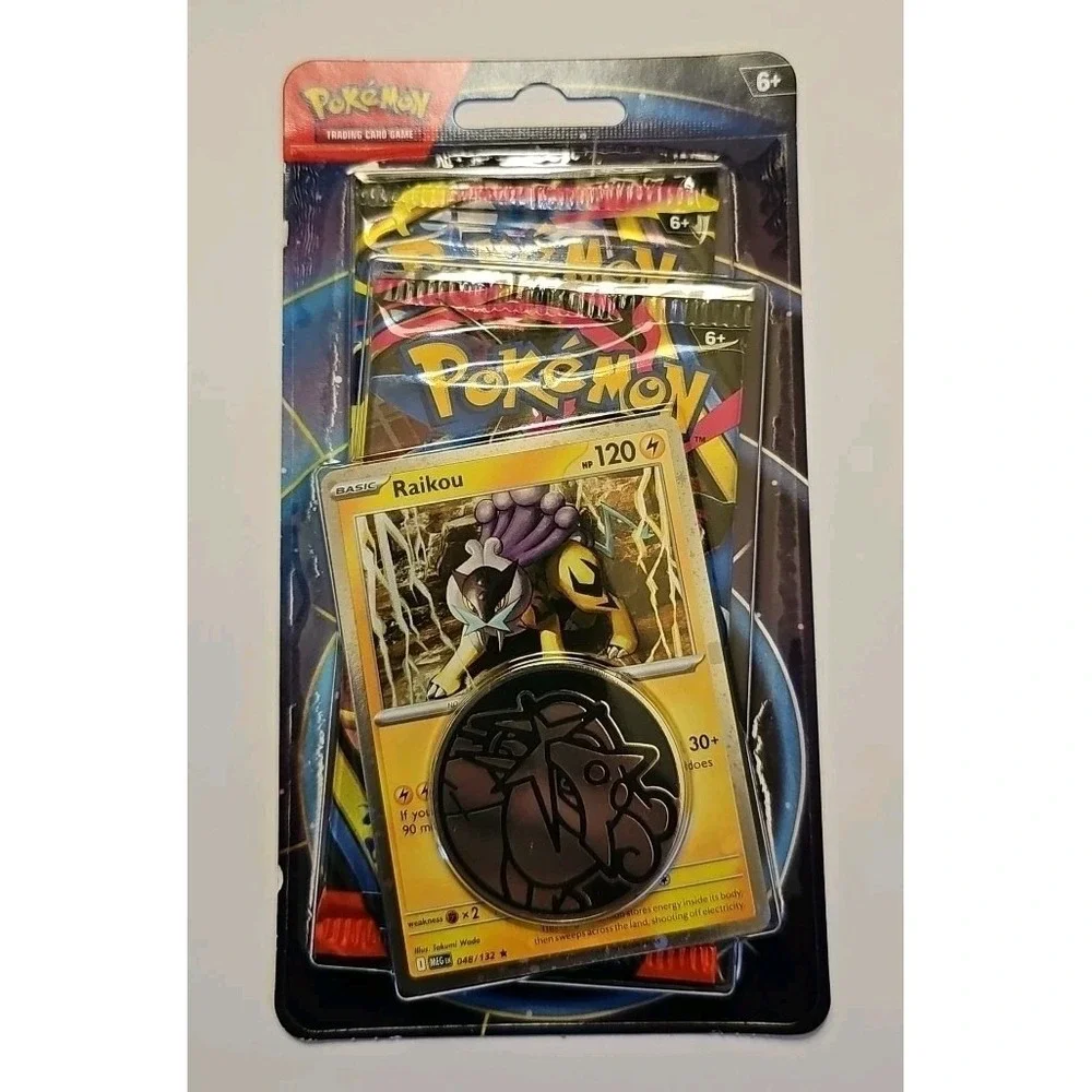 Pokémon‎ Trading Cards Mega Evolution & Phantasmal Flames 2-Pack Blister Raikou