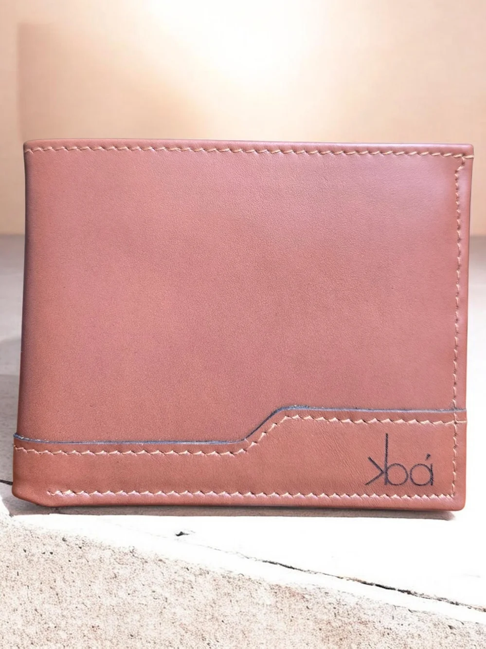 Handcrafted Men's Leather Bifold Wallet