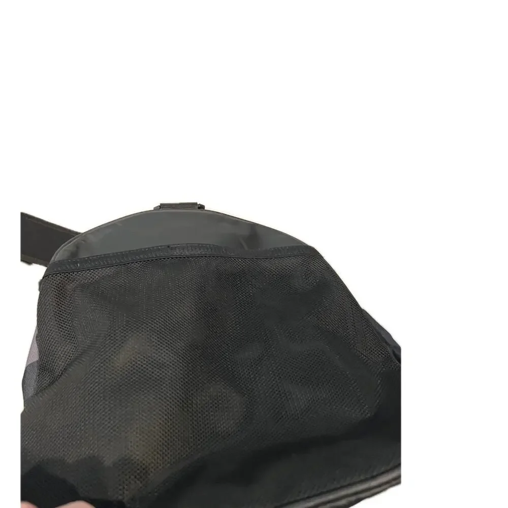 Nike Brasilia 9.5 Black Gray Camo Medium 60L Duffel Gym Bag