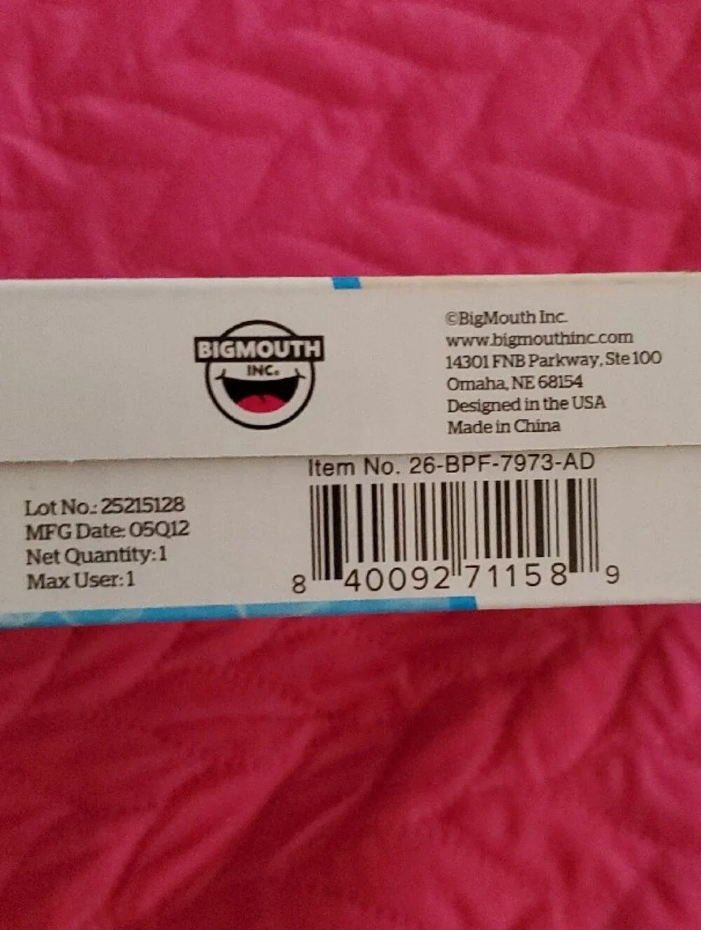 Big Mouth Inc bigmouth pink