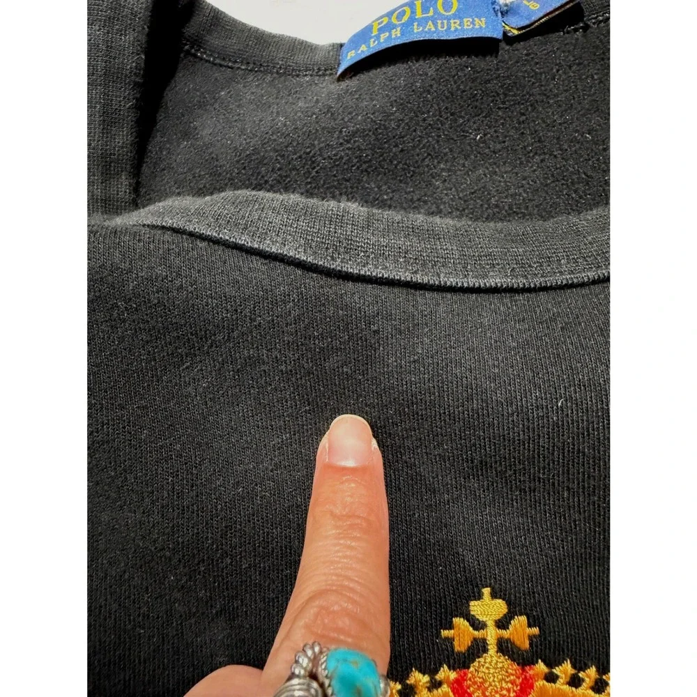 Polo Ralph Lauren Mens Lunar New‎ Year Crest Embroidered Sweatshirt Preppy L