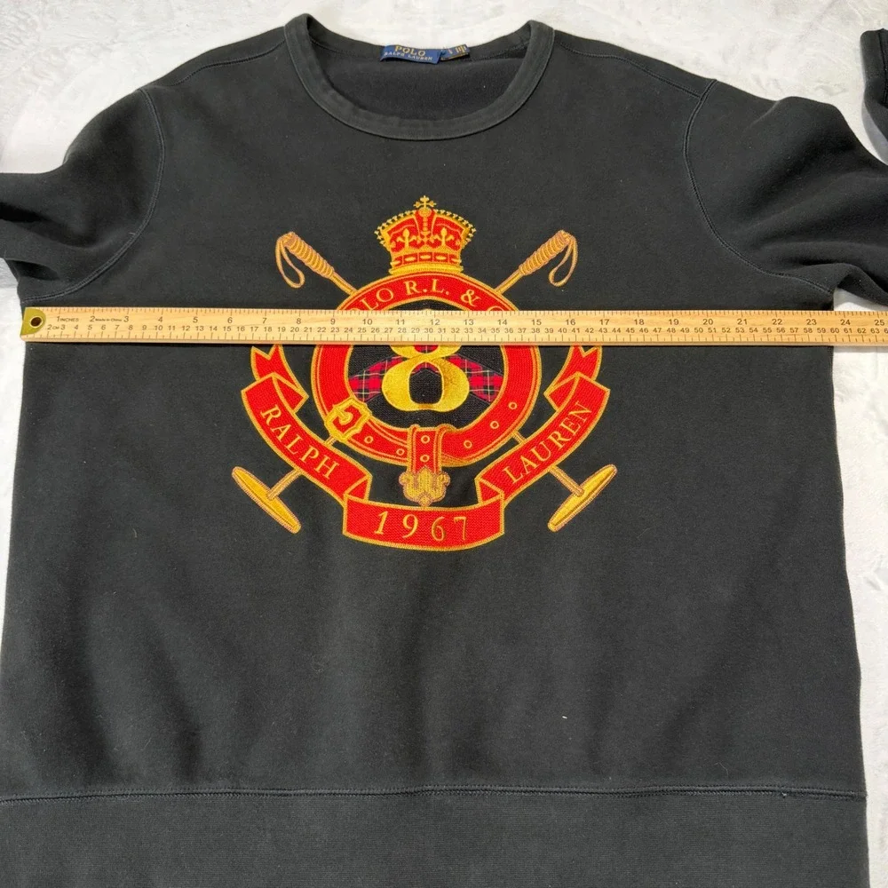 Polo Ralph Lauren Mens Lunar New‎ Year Crest Embroidered Sweatshirt Preppy L