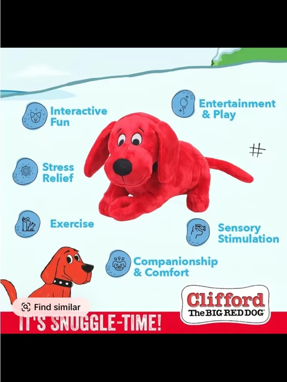Clifford the Big Red Dog-Plush Dog Toy