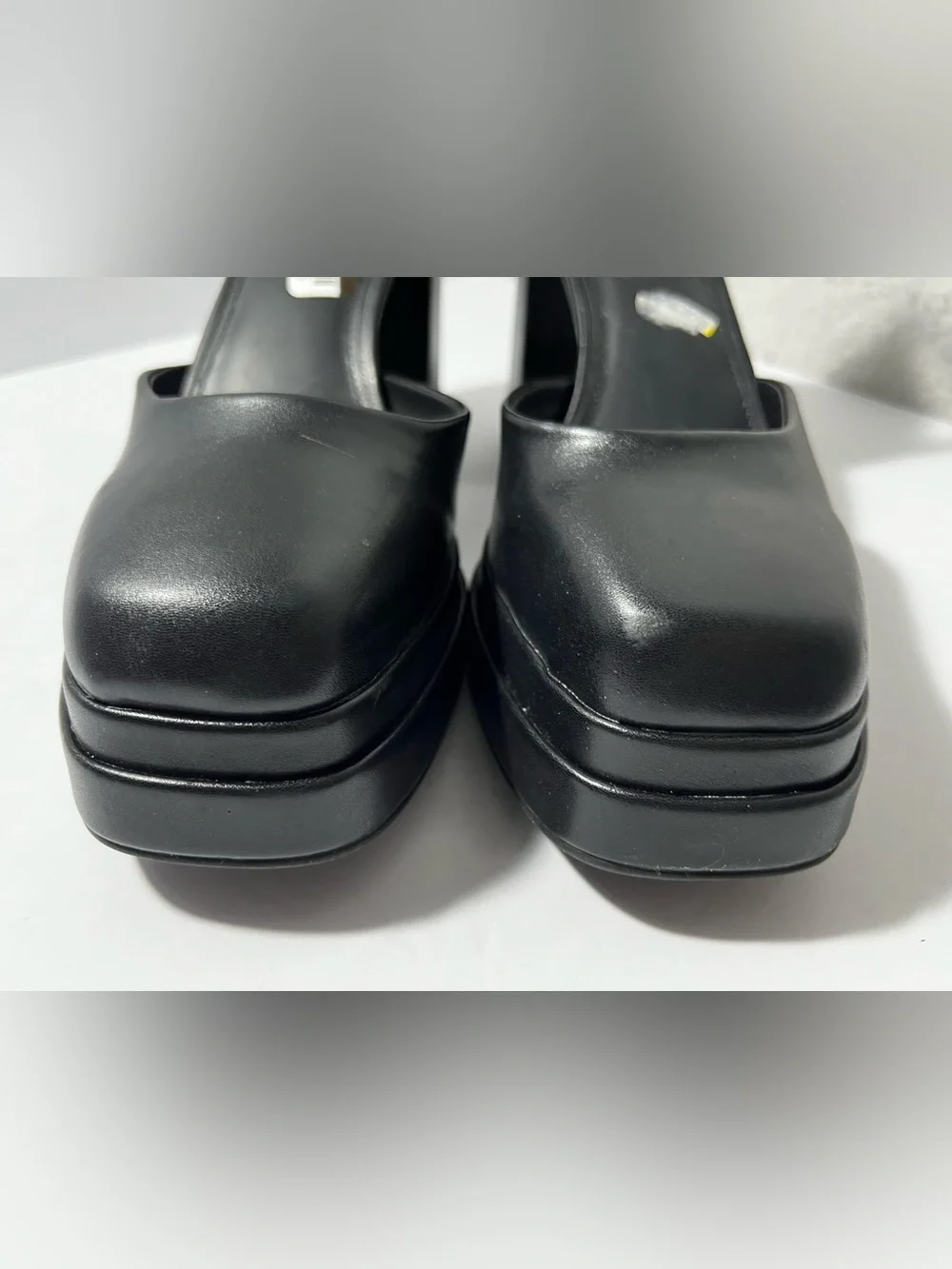 Wild Fable Black Platform ankle straps Mary Jane Chunky Heel Pumps Size 8.5 NWOT
