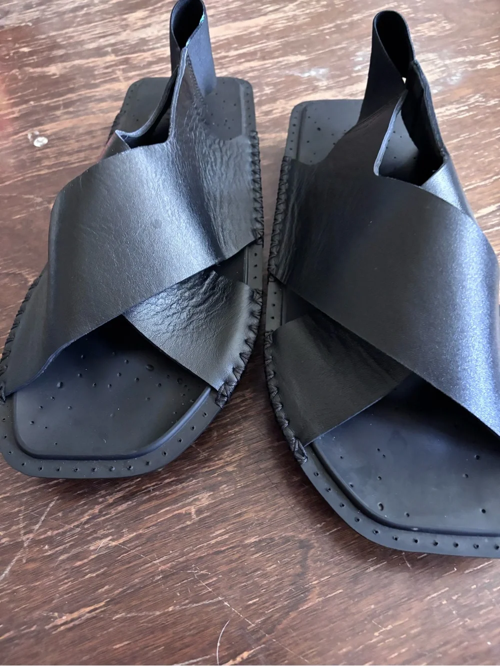 Y-3 sandals wide