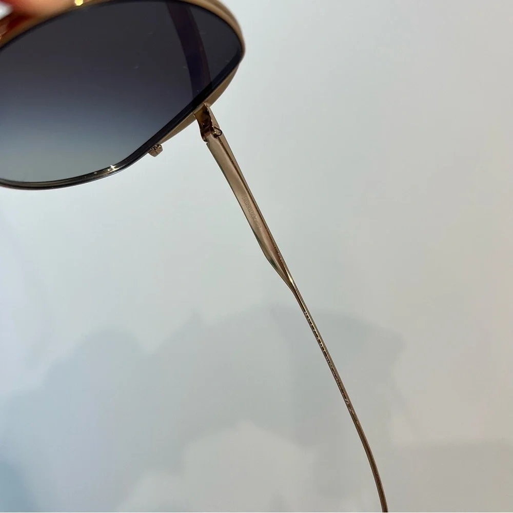 BVLGARI Black Round Sunglasses
