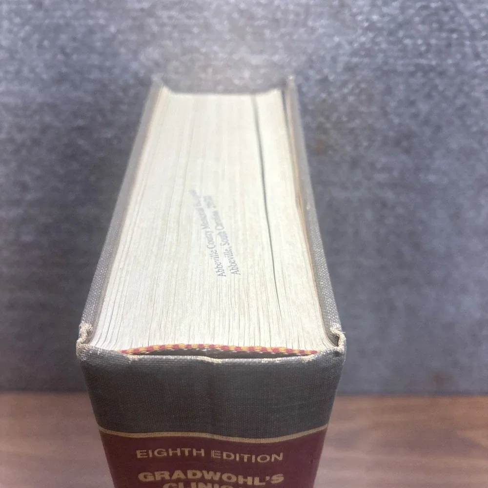 Clinical Laboratory Methods & Diagnosis, Gradwohl, 1980 Hardcover 8th Edition V1