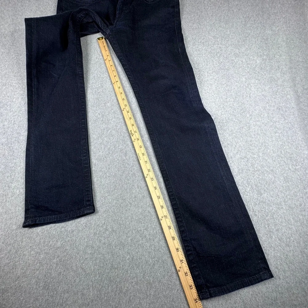 True Religion Rocco Jeans Mens 32 Fits 34x34 Dark Wash Relaxed Skinny