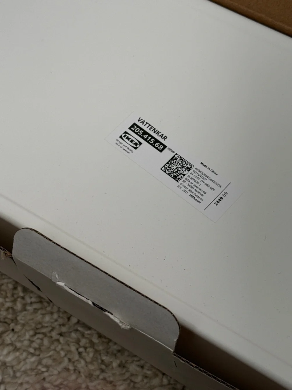 IKEA desktop shelf