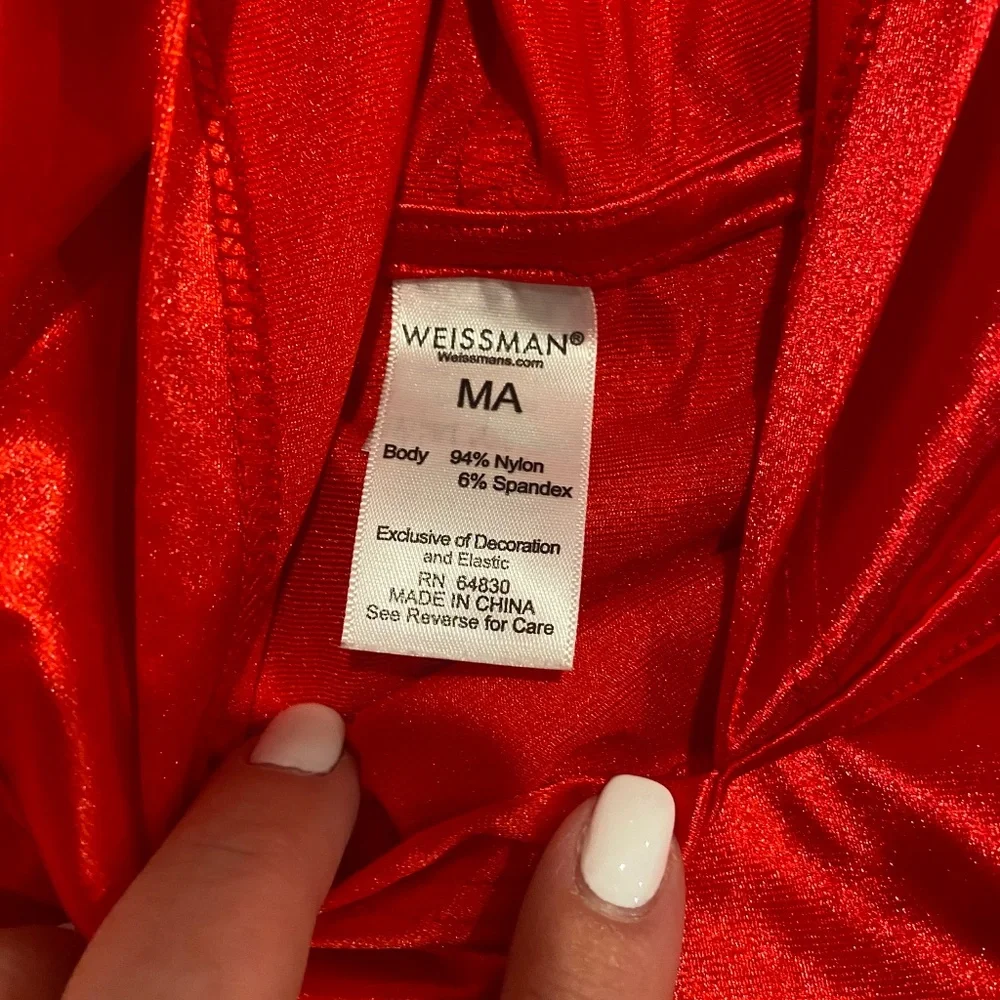 Weissman vibrant elasticized red