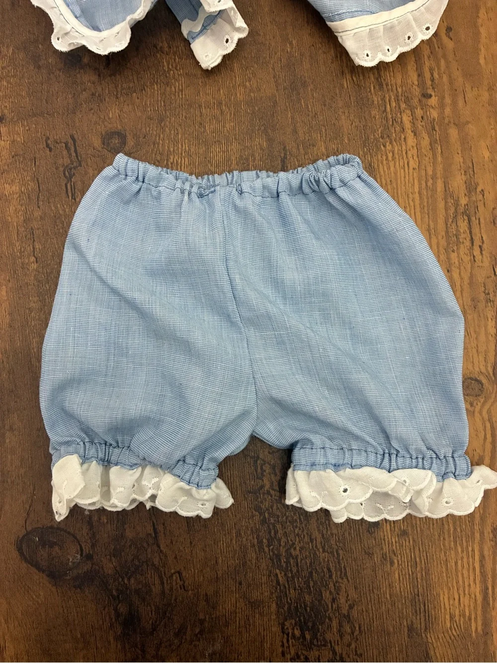 Handmade light blue