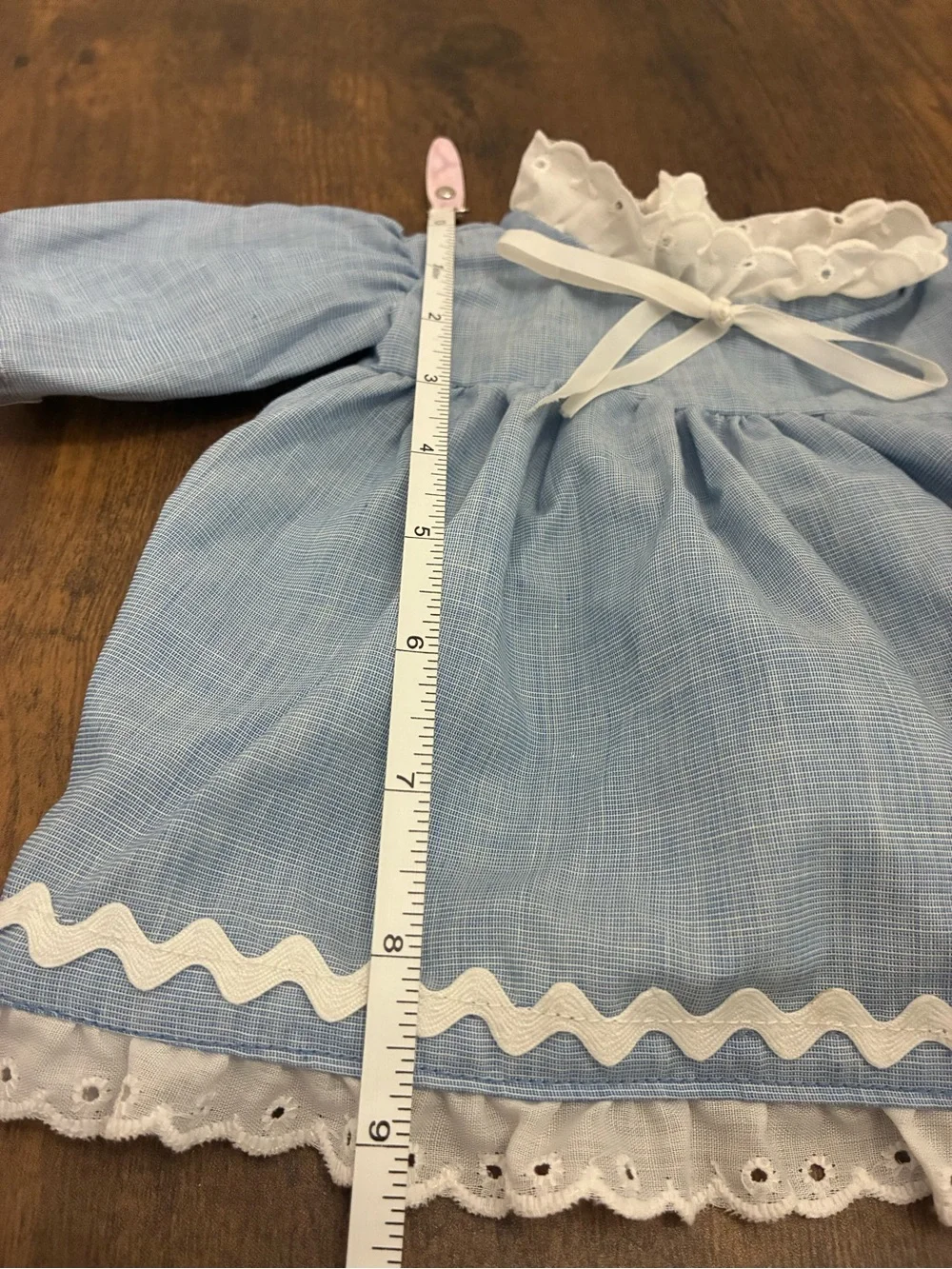 Handmade light blue