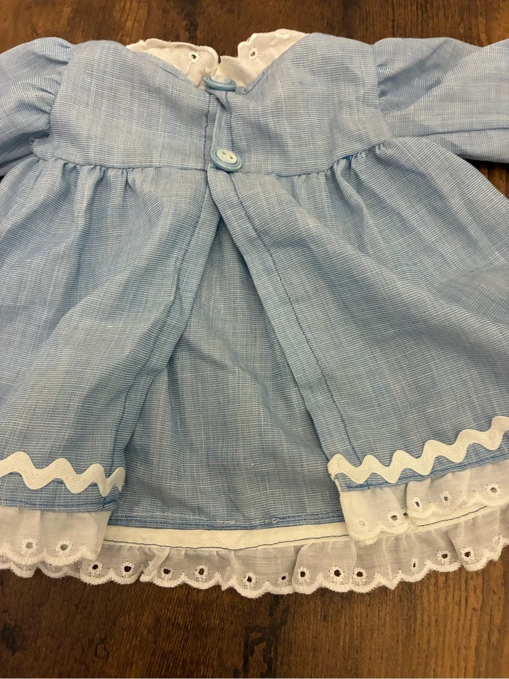 Handmade light blue