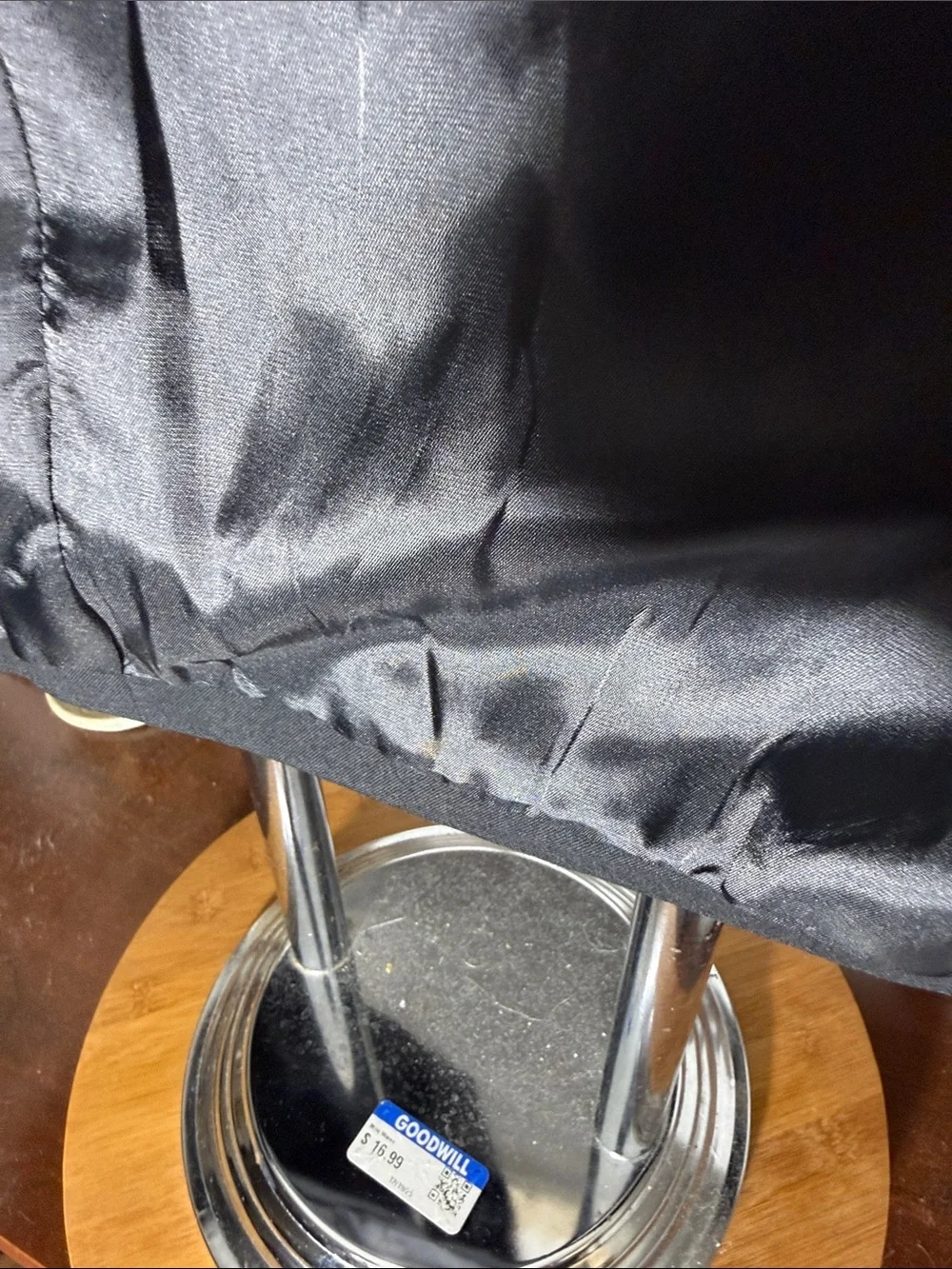 Men's Black Satin Shawl Collar Tuxedo Jacket