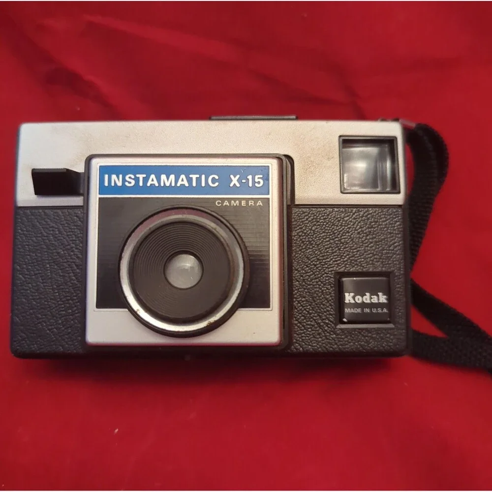 Vintage Kodak 35mm Camera Instamatic X-15 Film - 126 Film Format Used & Untested