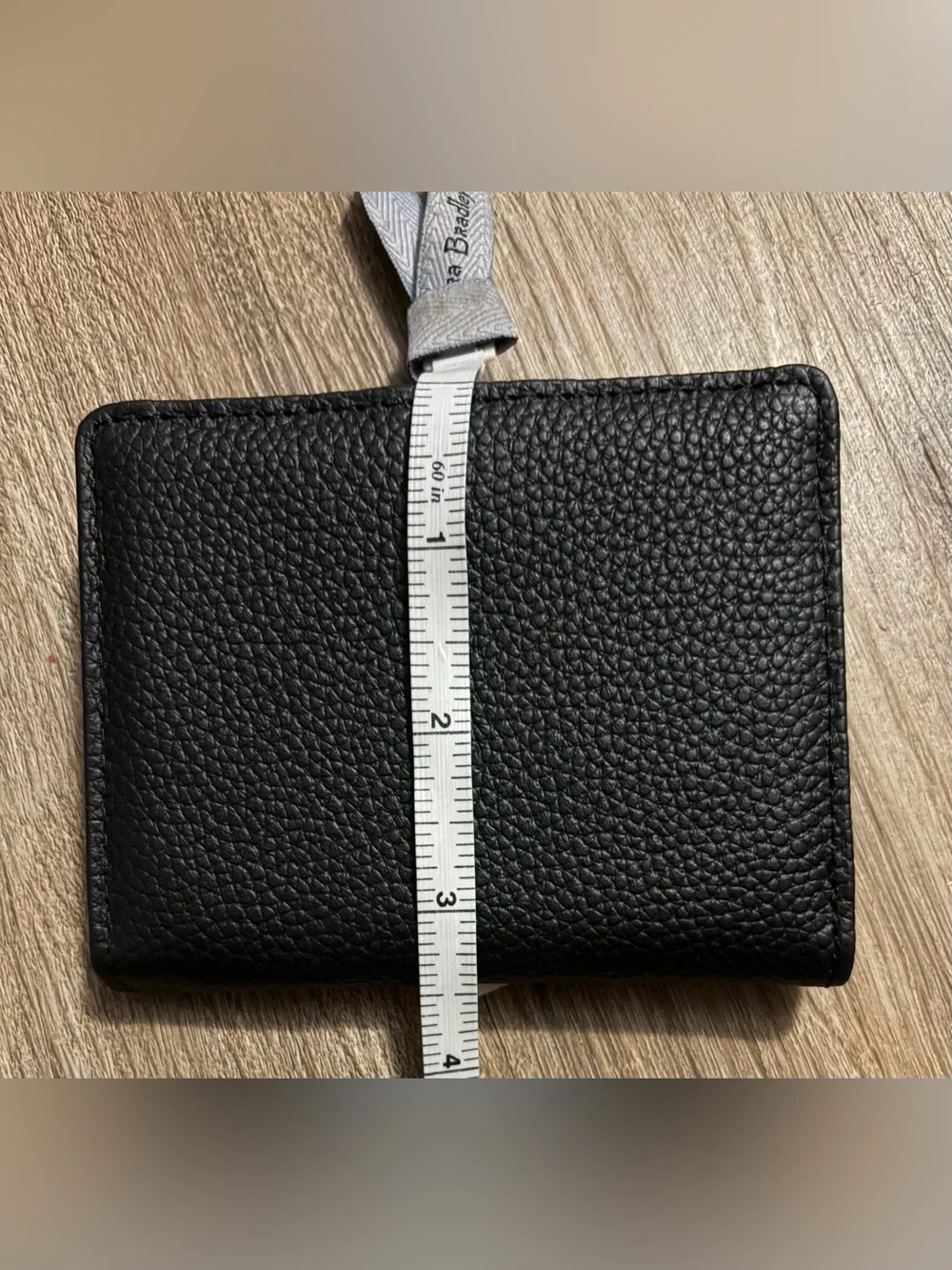 Belk Kim Roger’s - Black Genuine Leather Mini Card Holder