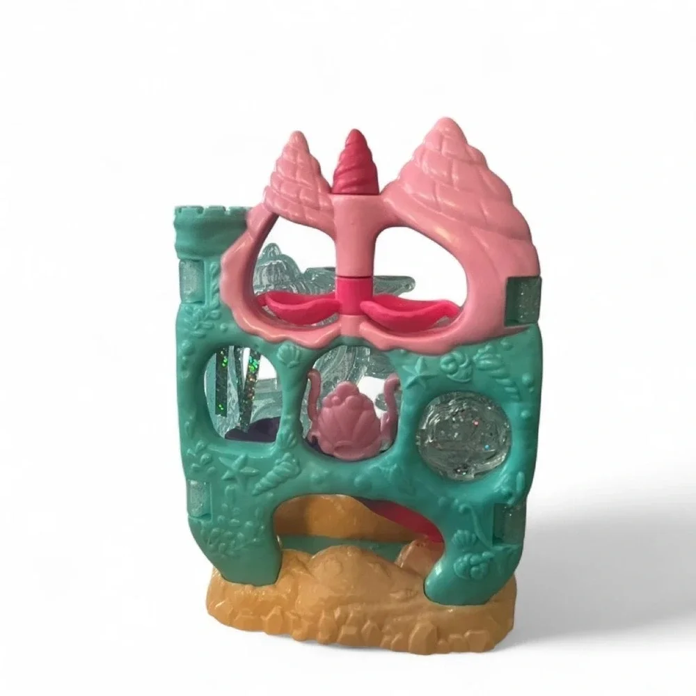 Hatchimals CollEGGtibles Coral Castle Playset Underwater Sea Theme Pink Blue