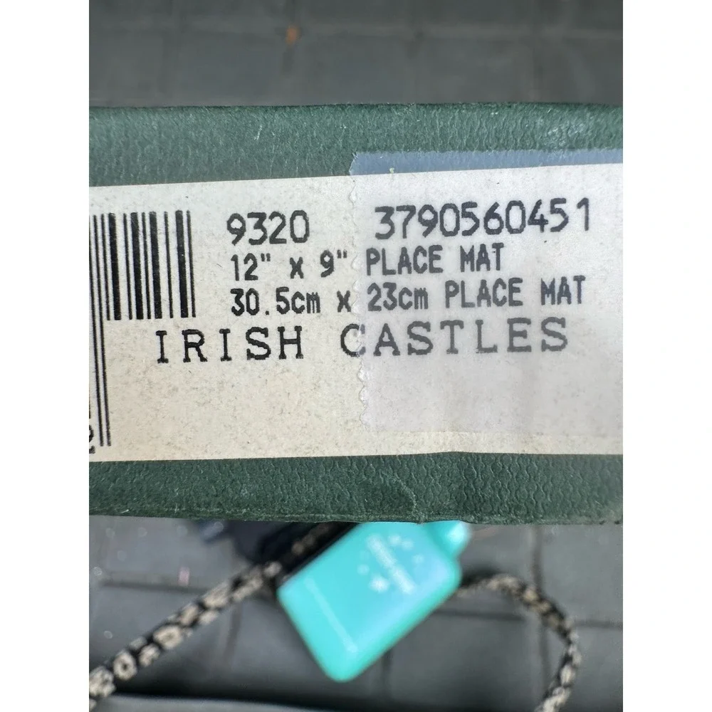 Collectible Irish Heritage Series Placemats Set of 6 Blarney Castles Decor Table