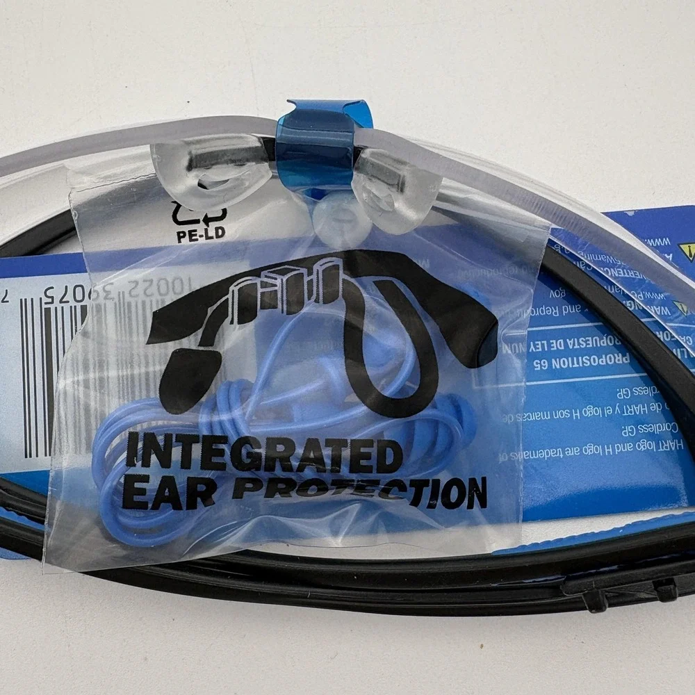 Lot 2 HART Clear Flex-Fit Safety Glasses Anti-Fog Ear Protection‎ UV ANSI Z87.1