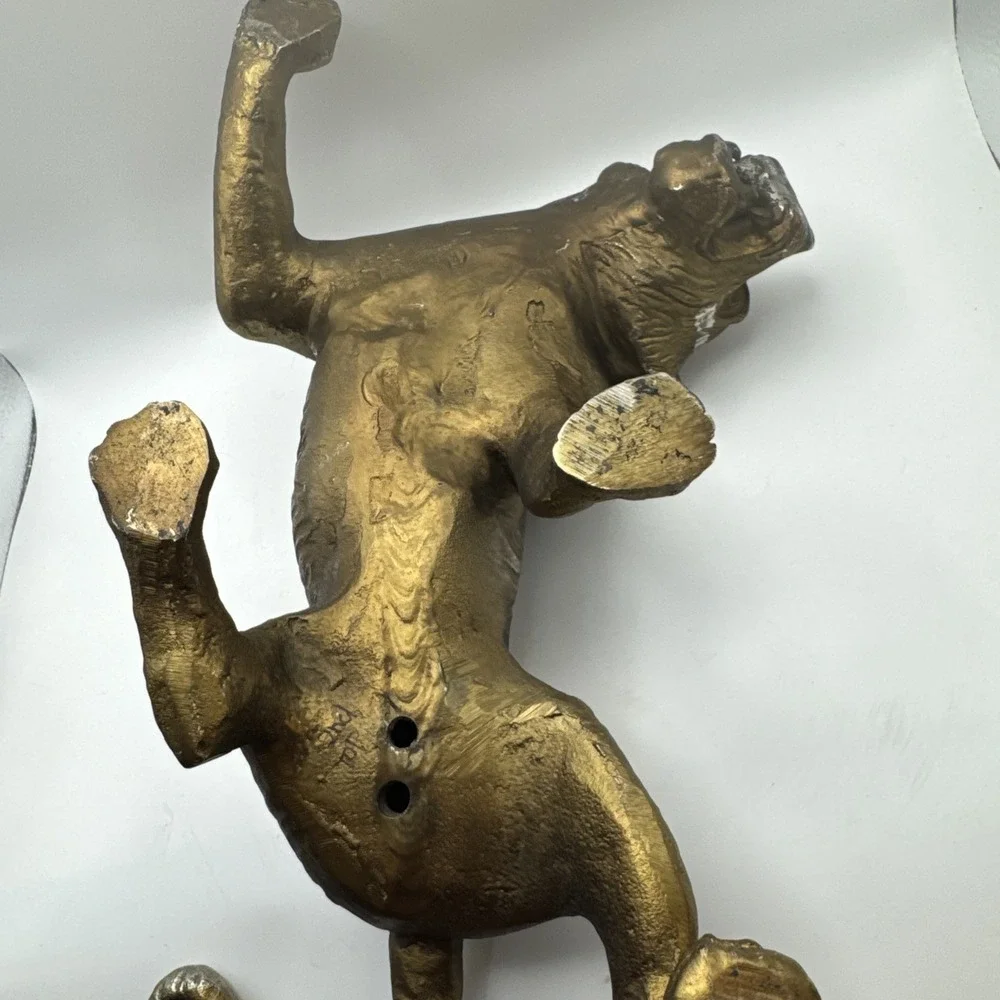 vintage prowling tiger Made Of Some Type‎ Of Metal Although It's Not Magnet