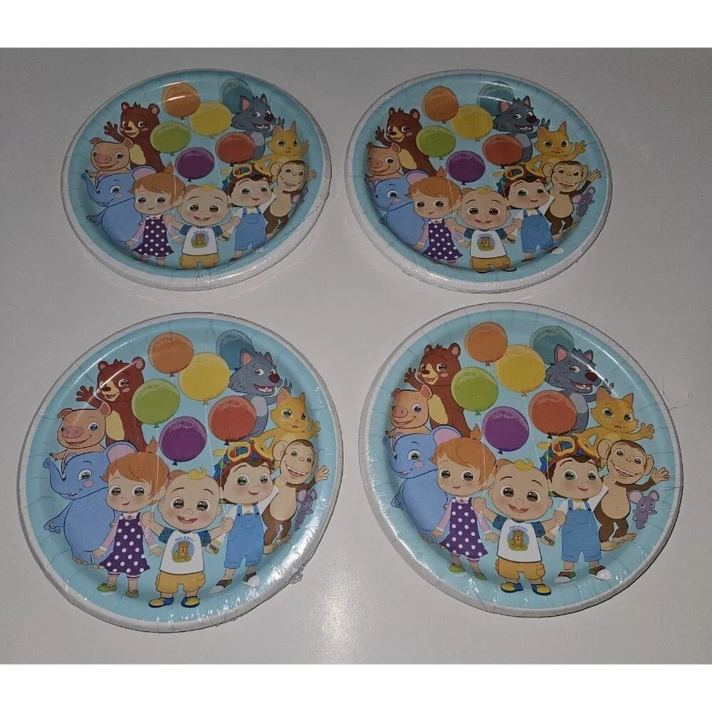 NEW CoComelon Birthday Party Supplies Lot 1 Pk Napkins 5 Pk Plates