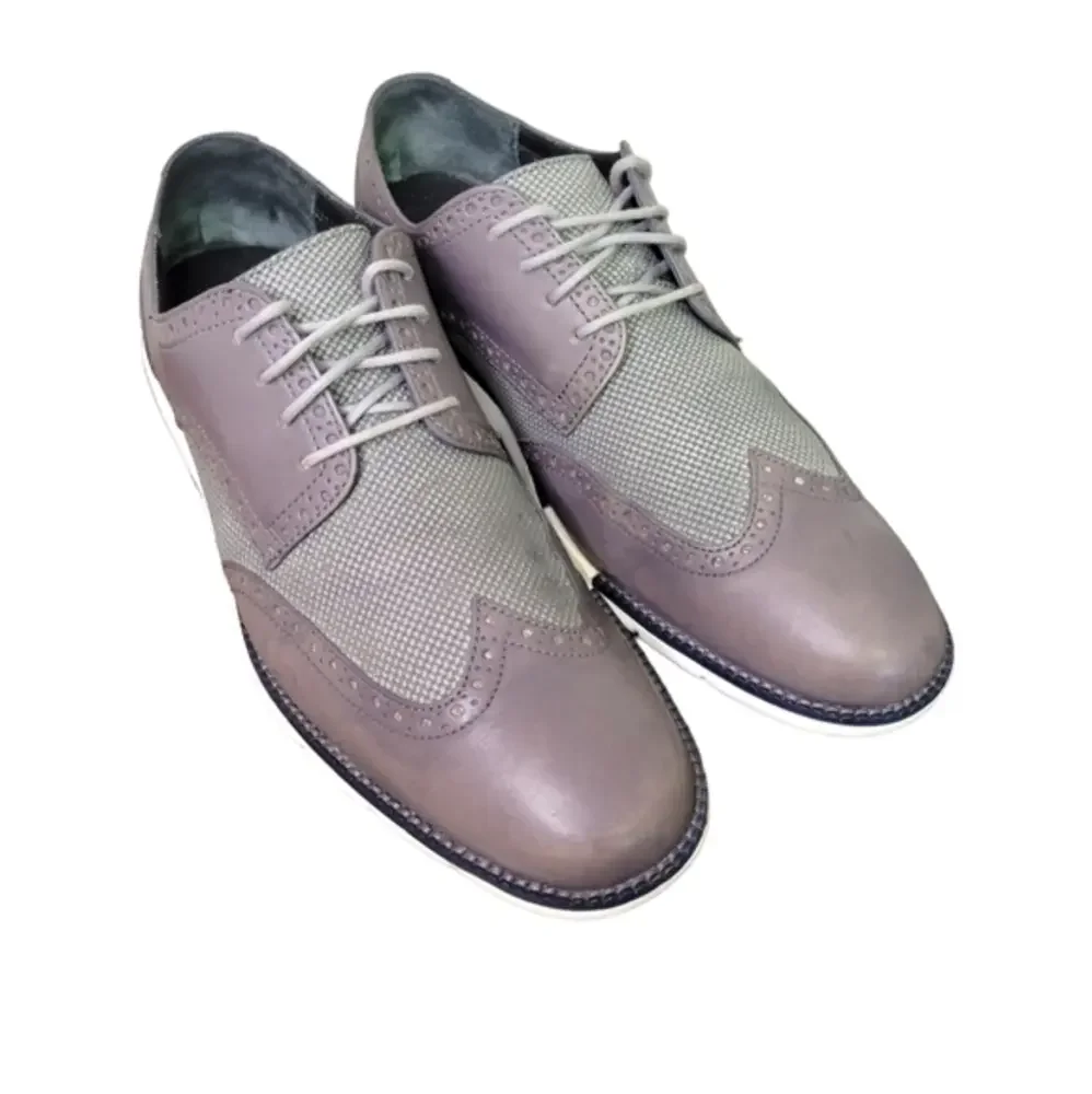 Cole Haan Zero Grand Wingtip Oxford‎ Shoes (Gray) sz 11