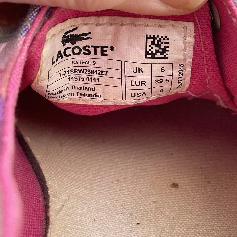 Lacoste women checkered
