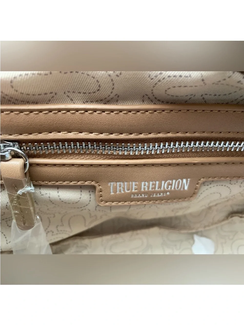 NWT True Religion Utility Hobo Bag w/ Shoulder Crossbody Strap HorseShoe