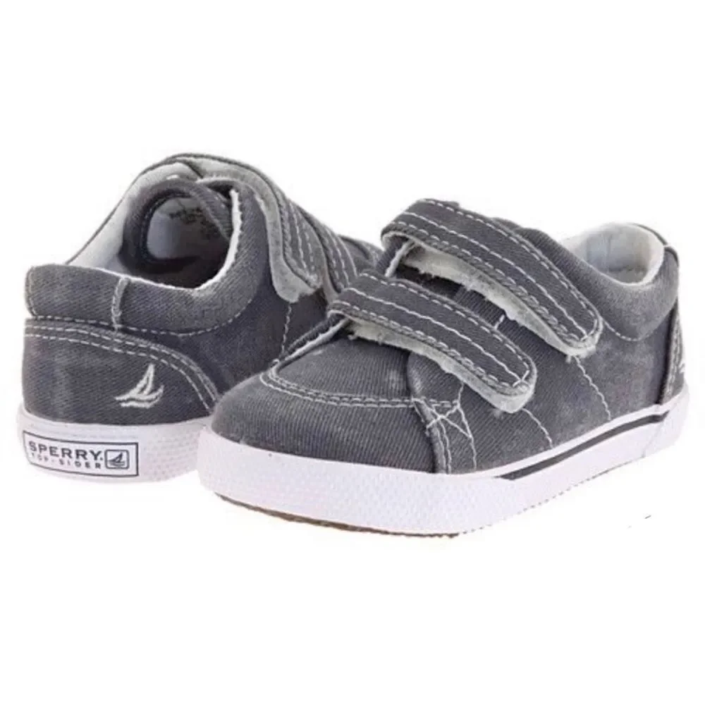 Sperry Halyard H&L Velcro Crib Navy Shoes 3M New‎ in box