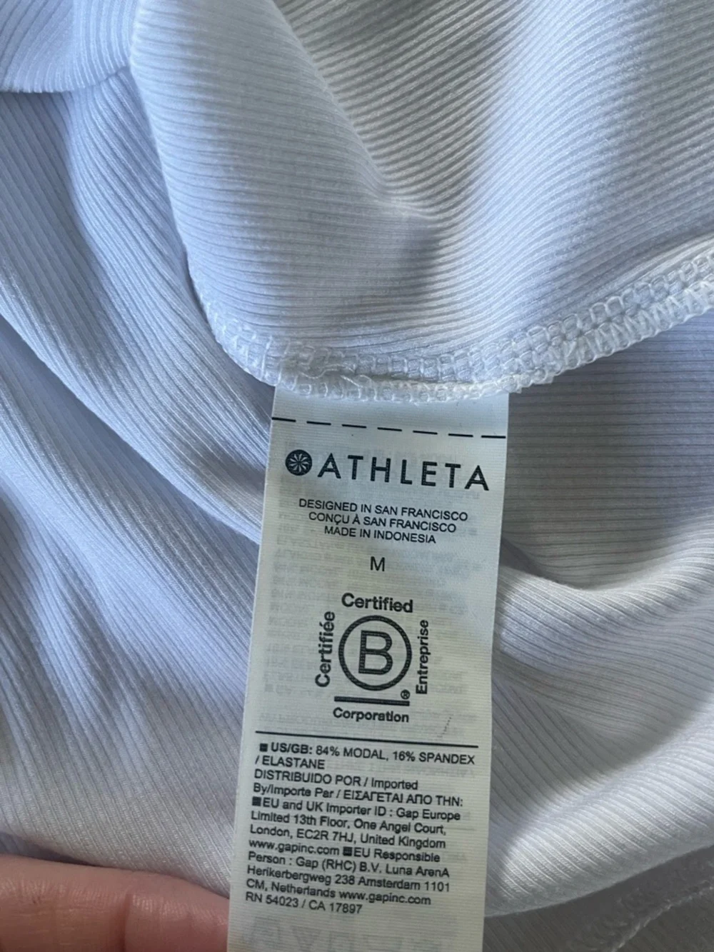 Athleta signature rib