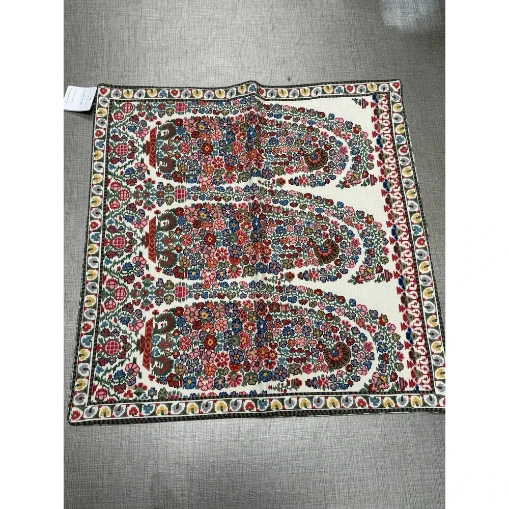 Pottery Barn‎ Paisley Ikat Reversible 24 x 24 Pillow Cover - New