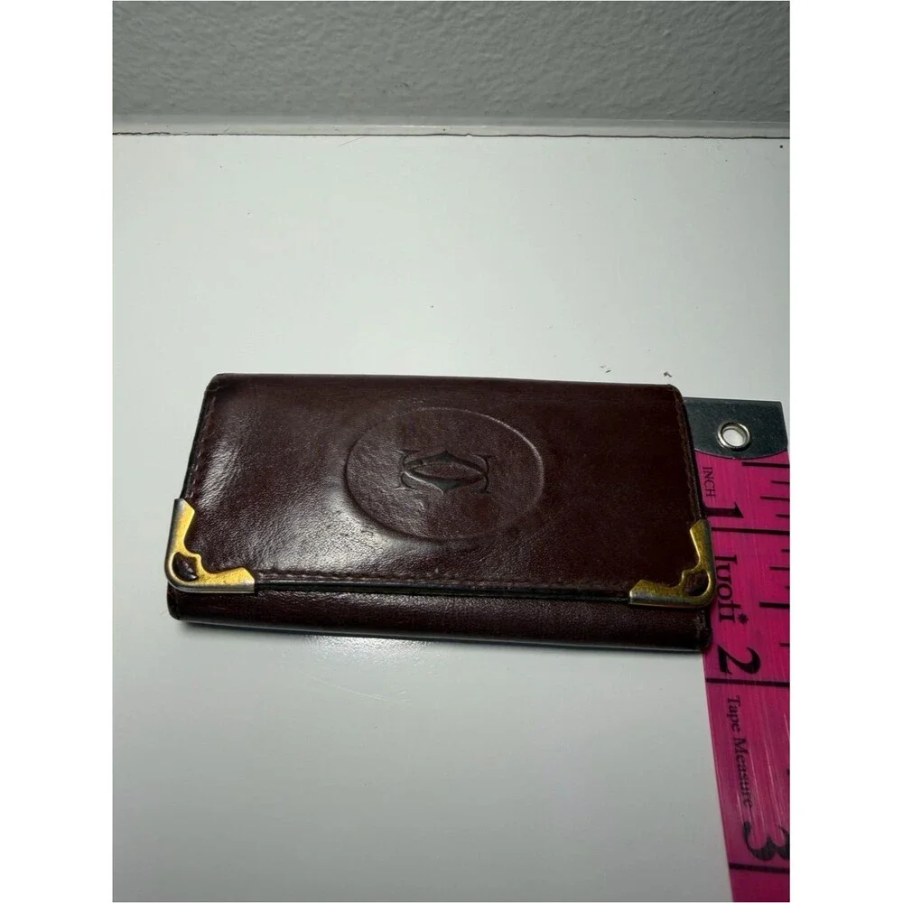 Cartier brownish leather accents